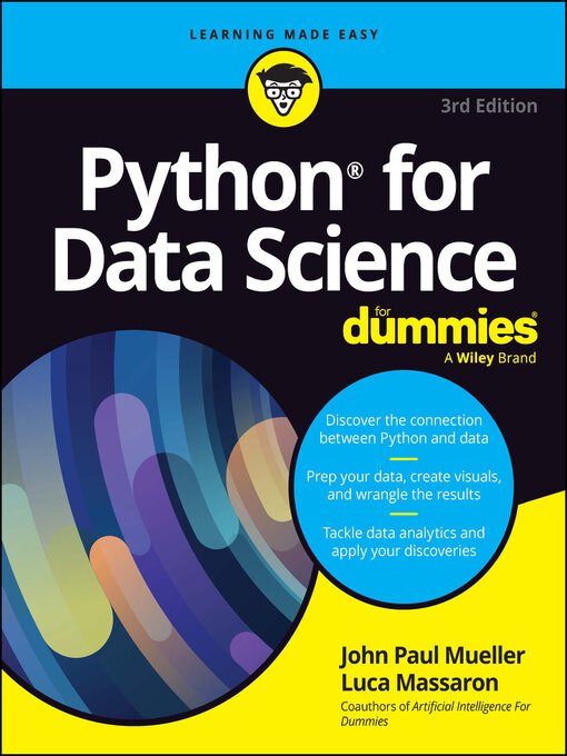 Cover image for Python for Data Science For Dummies